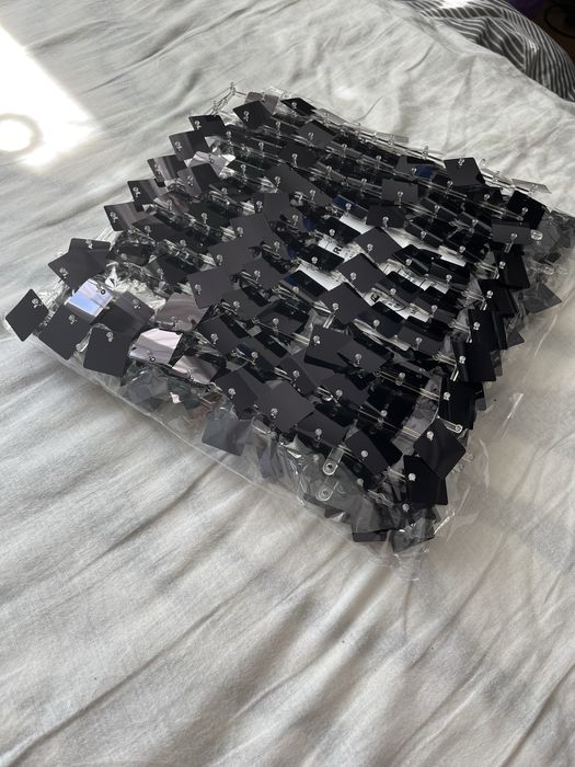 Panele Cekinowe Tło do ścianki do zdjec Czarne DOSTEPNE 144 SZTUK