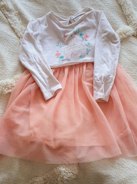 Sukienka dla dziewczynki tiul 92