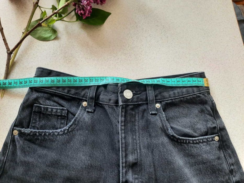Джинсові шорти  Zara Rigid Mom Fit Bermuda 34 XS