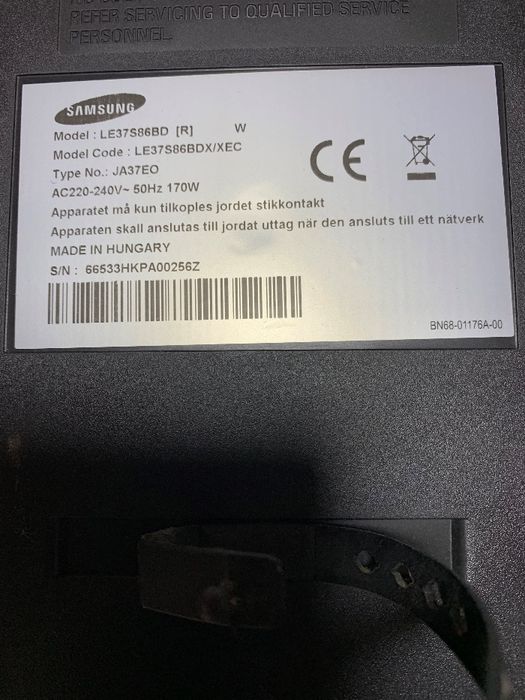 Placa principal Tv Samsung LE37S86BDX/XEC