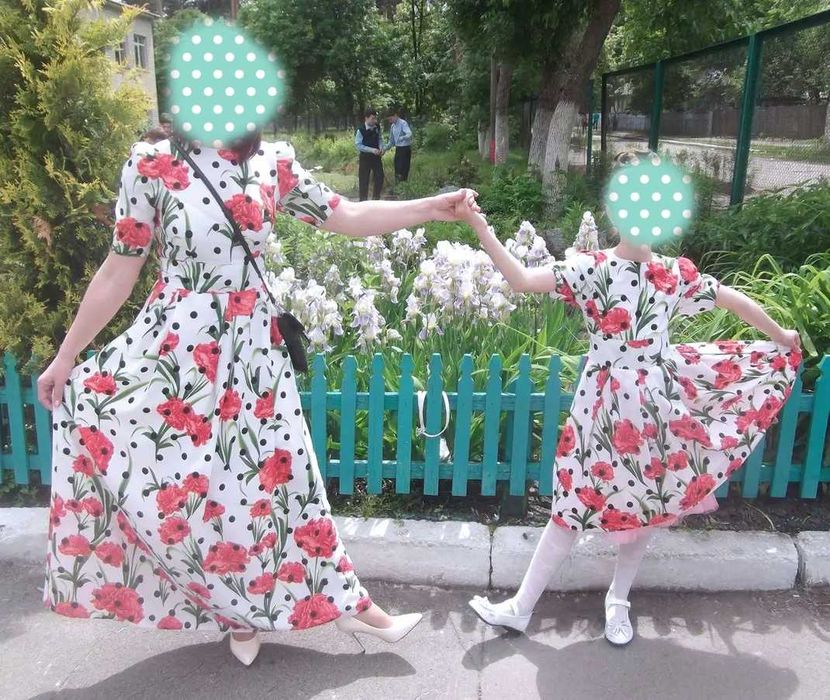 Сукні family для мами і доньки