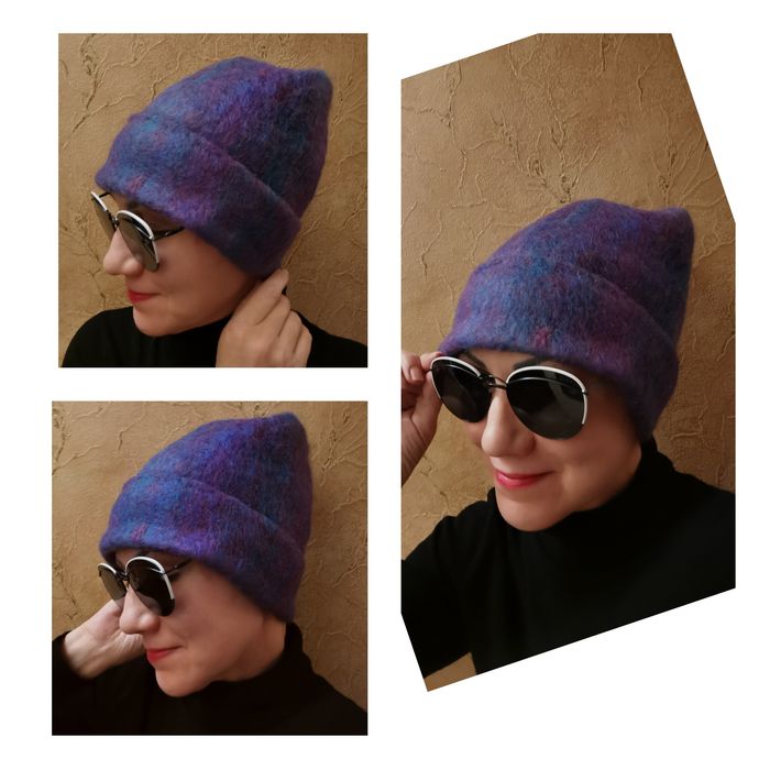 Мохеровая шапка Donegal Mohair