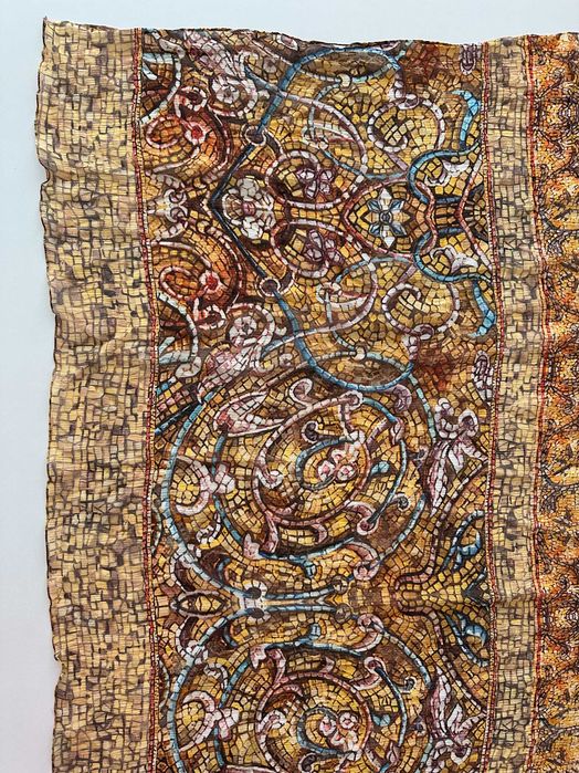 Оригінальний шарф/палантин Dolce & Gabbana, Byzantine Mosaic 120×192