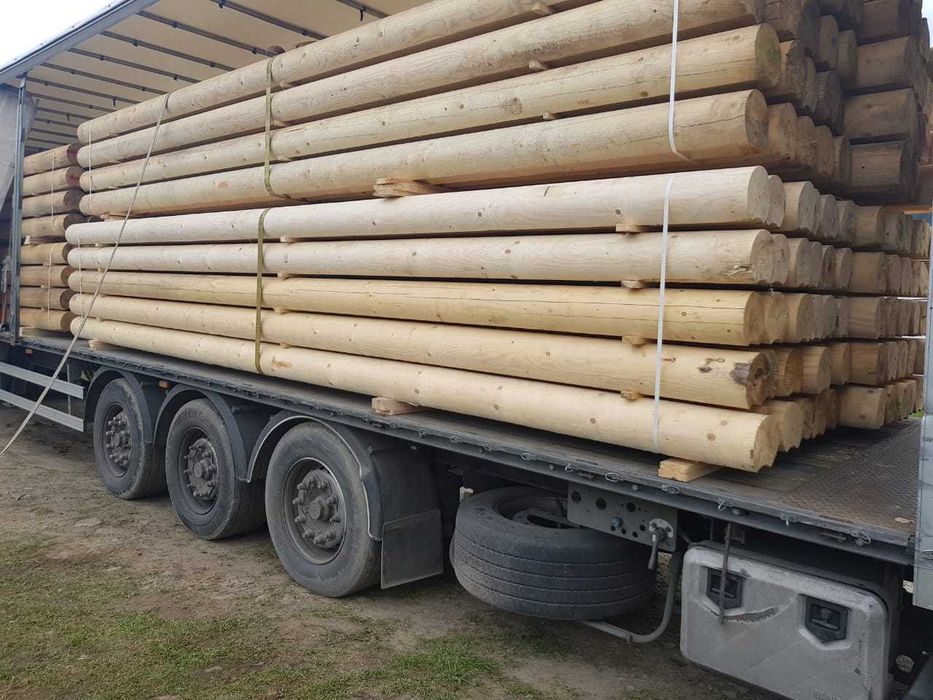 Bal drewniany, Bale toczone, Dom z Bali, Altany, śr 22 cm 88zl. mb.