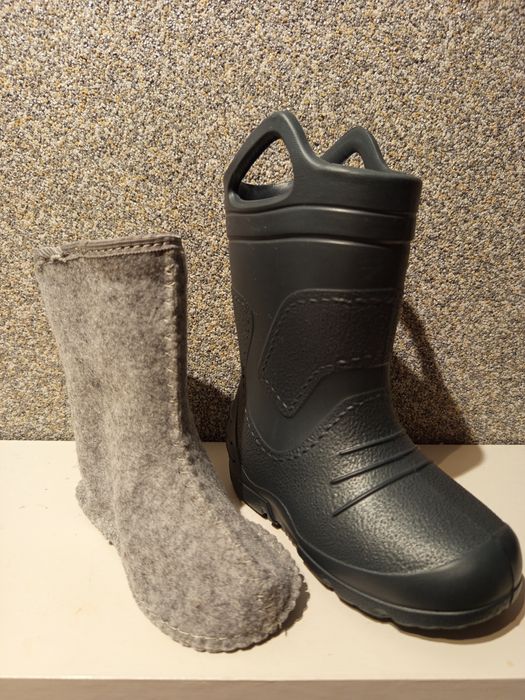 Kalosze dziecięce ocieplane r. 22/23