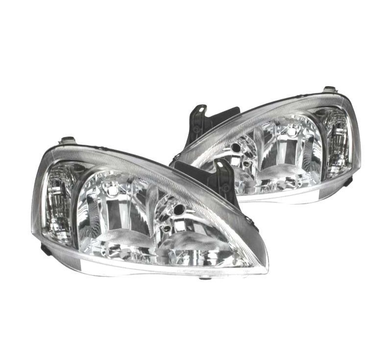 FARÓIS OPTICAS OPEL CORSA C 03-06 VAL