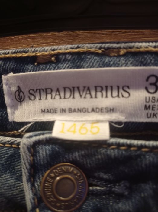Jeansy Stradivarius mom slim 38 polecam!