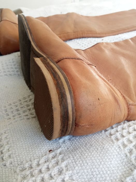 Kozaki skóra naturalna 38