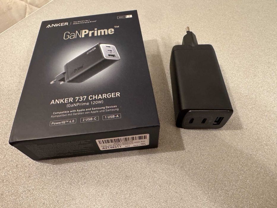 Ładowarka Anker 737 120W GaN USB-C