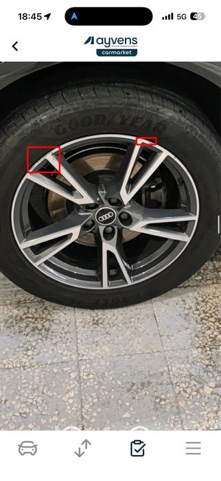 Jantes Audi 19 5x112 com pneus 235/55 R19