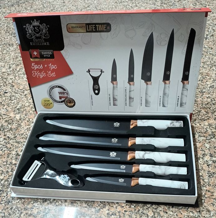 Conjunto de facas de cozinha (Suisse Excellence)