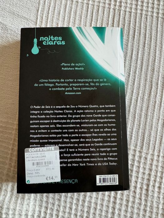 "O Poder de 6" de Pittacus Lore