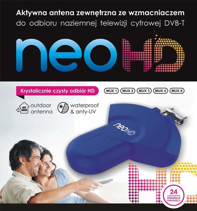 Antena Terrestre direcional DVB-T / T2 campismo OPTICUM NEO HD