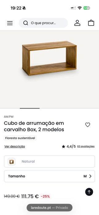 Nichos arrumação tom nogueira