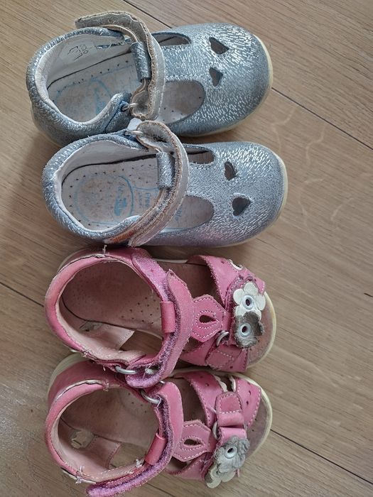 Buciki Renbut i sandałki Kornecki rozmiar 20 skórzane