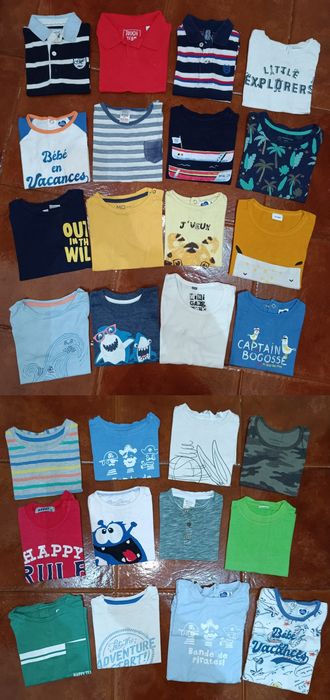 Roupa menino 18-24 meses 114 peças Negociável