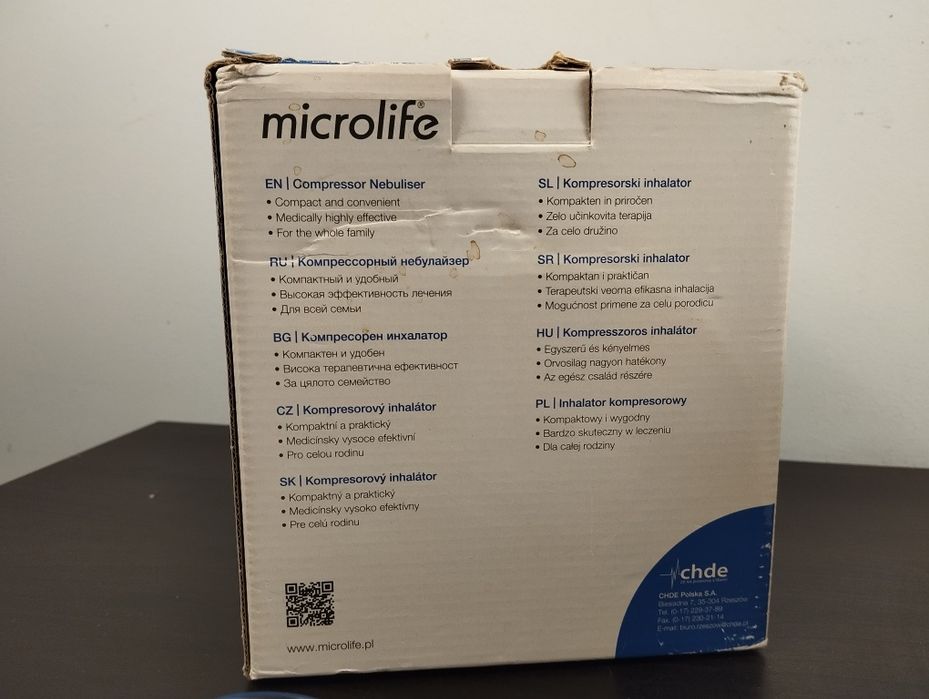 Microlife – nebulizator / inhalator, szwajcarska jakość