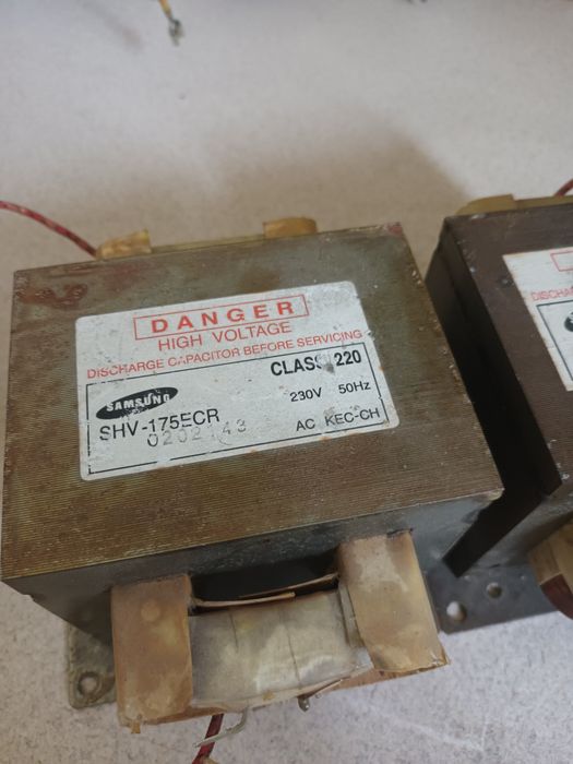 Transformator Samsung SHV-175ECR / 173EC 800W 2 szt mikrofalówka zgrze