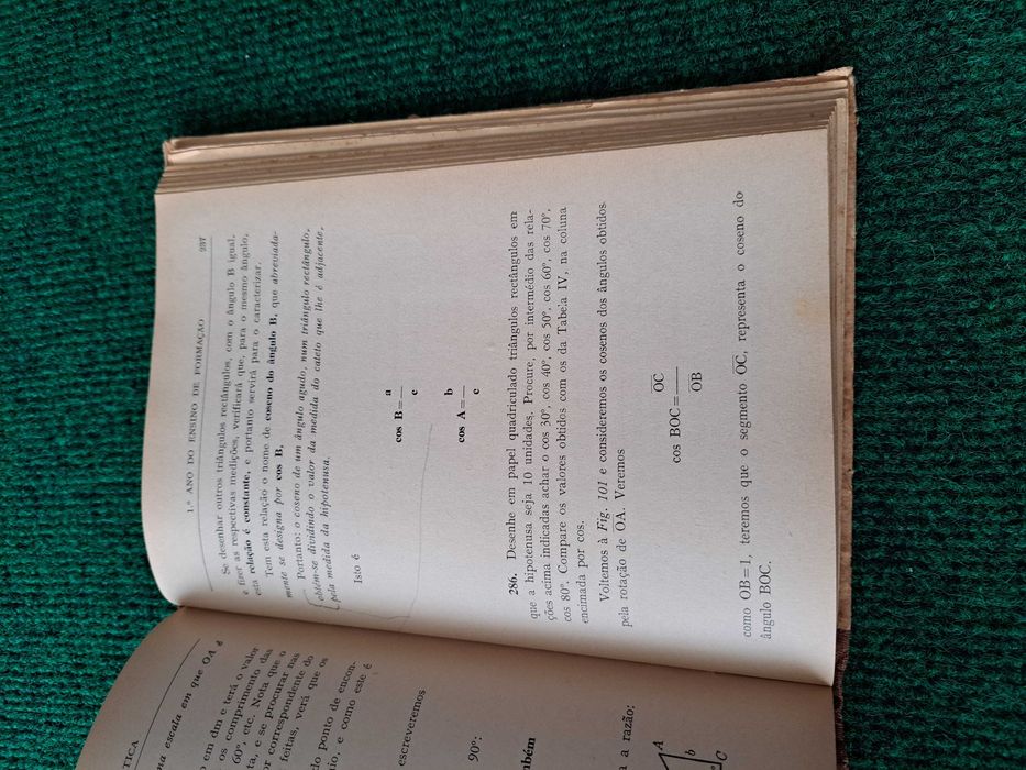Matemática Para os Cursos de Formação das Escolas Industriais