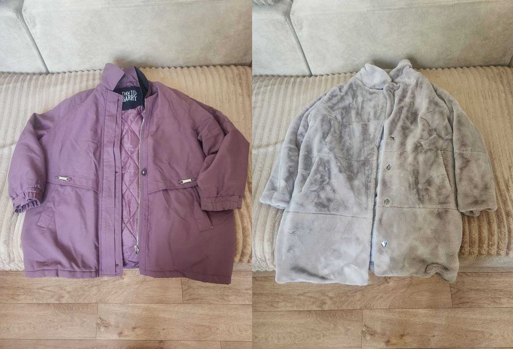 Брендовые женские куртки и жилетки L–2XL шарф/шапка/перчатки в подарок