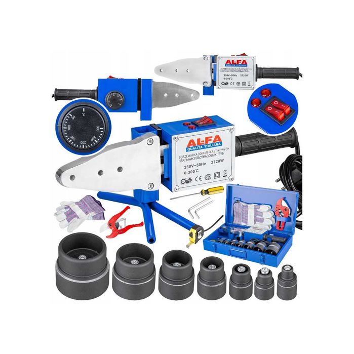 Zgrzewarka do rur PCV PP zgrzewanie polifuzijna matryce akcesoria