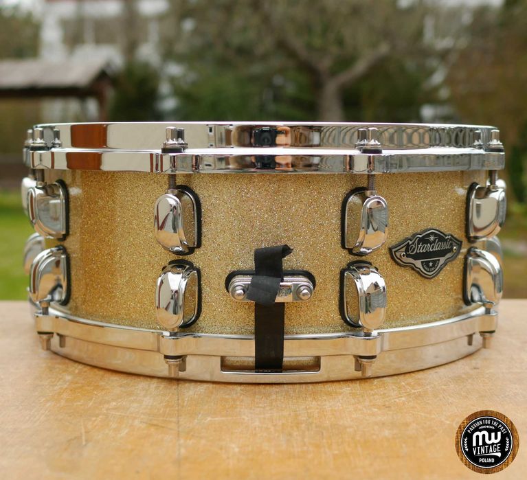 ‼️ Werbel Tama Starclassic Bubinga/Birch 14" x 5,5" Gold Sparkle ‼️