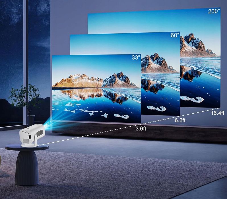 Projektor LCD Eroshoo P330 4K FULL HD WIFI 200" ANDROID 11