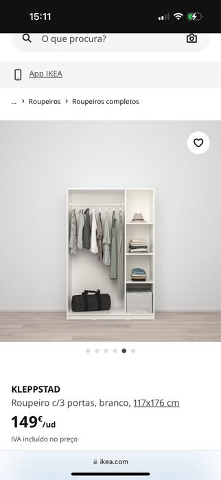 Roupeito ikea com defeito