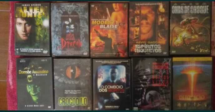 21 Dvds de terror com capa