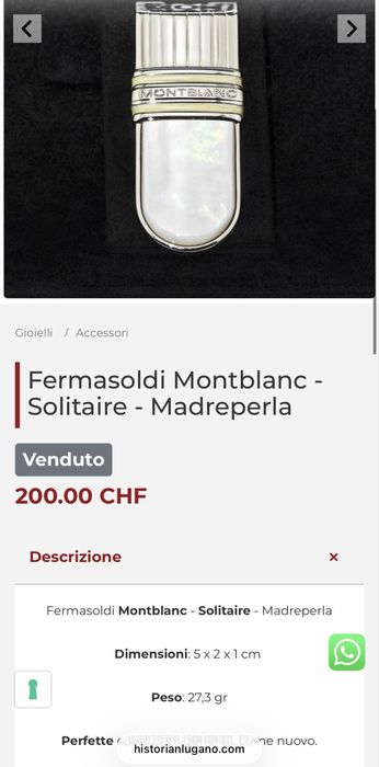 Зажим для денег MONTBLANC