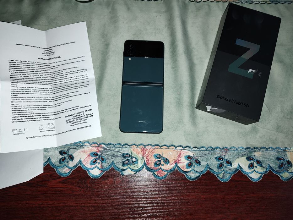 Samsung Galaxy ZFLIP3 na gwarancji