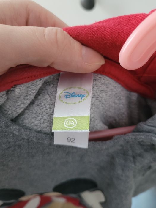 Bluza miki mickey disney  z uszami c&a