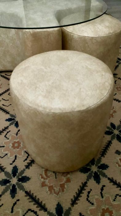Mesa de centro em vidro