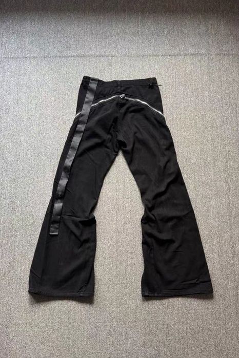 Джинсы клеш flared jeans Rick Owens black