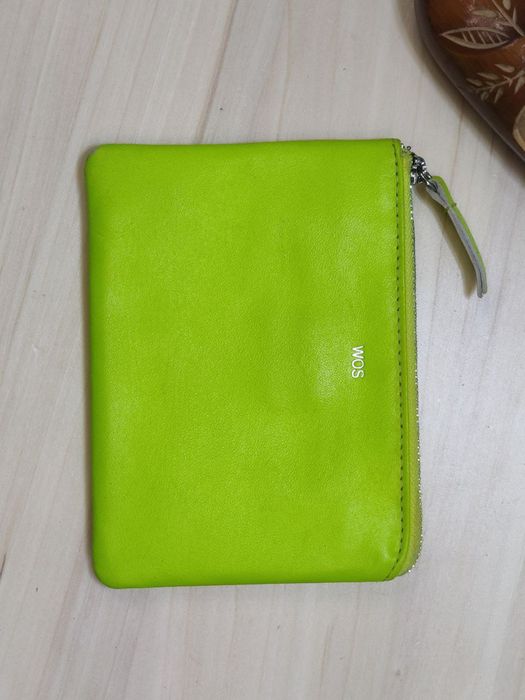 Portfel damski Mini-keeper WOS skórzany, z zamkiem