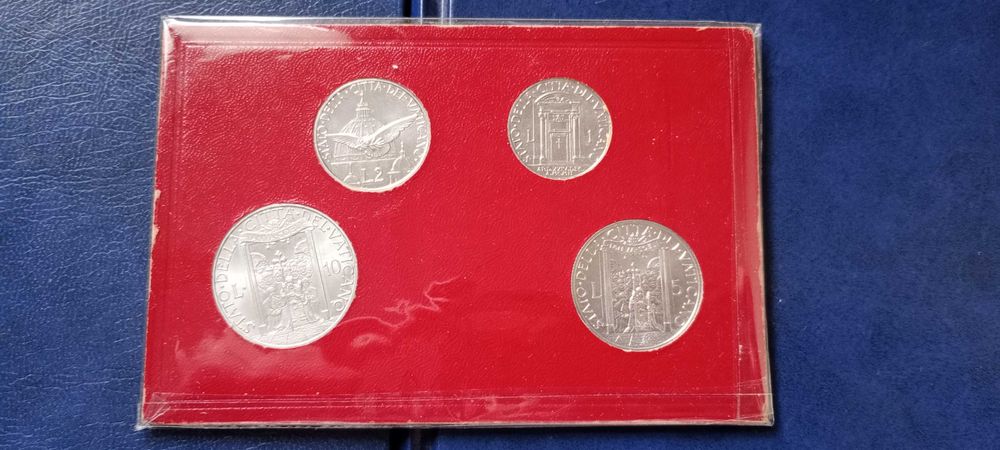 Stare monety Medal 1950 Set Watykan stan menniczy