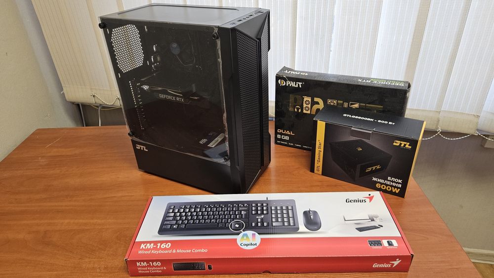 Ігровий ПК    Intel i3 8100, RTX 2060 SUPER 8GB,  16GB DDR4,  SSD 512GB