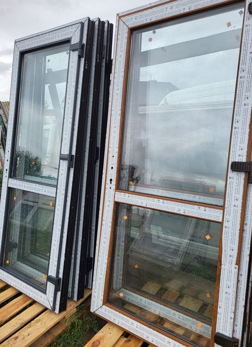 Drzwi zewnętrzne sklep biuro dom 100 x 210 złoty dąb