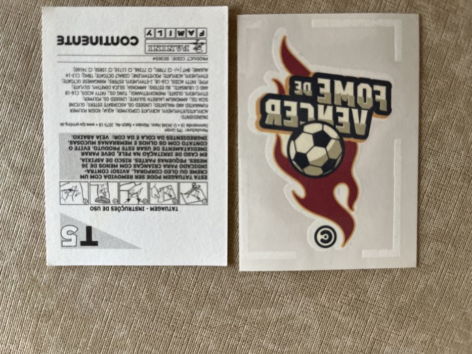 Cromos “Fome de Vencer”
