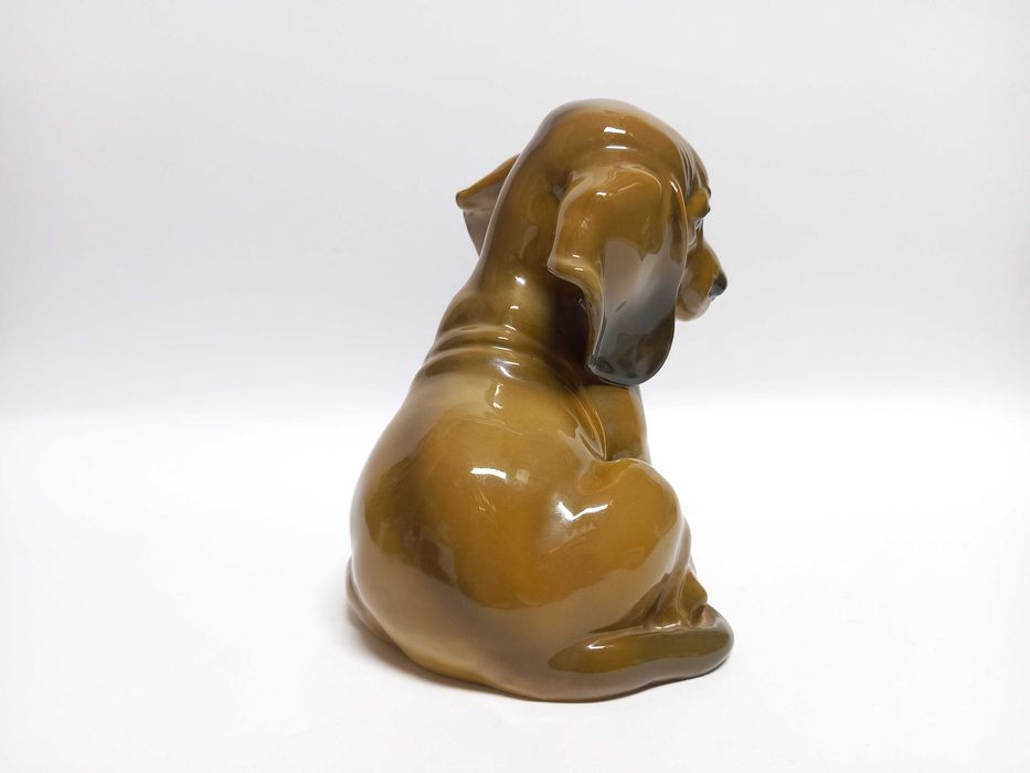 Jamnik, szczeniaczek, figurka Rosenthal Th. Kärner