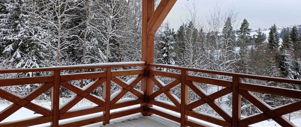 FERIE ZIMOWE . Dom w górach z balią.  Dom za Czadeczką.
