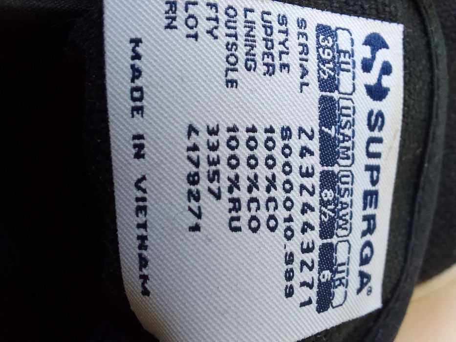 Кросівки  кеди  SUPERGA  39.5  розмір