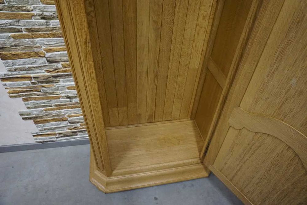 Szafa Dębowa Lity Dąb Naturalna   szer. 85 cm  (P-1338)