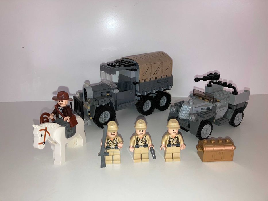 Lego Indiana Jones zestaw 7622 Wyścig po skradziony skarb
