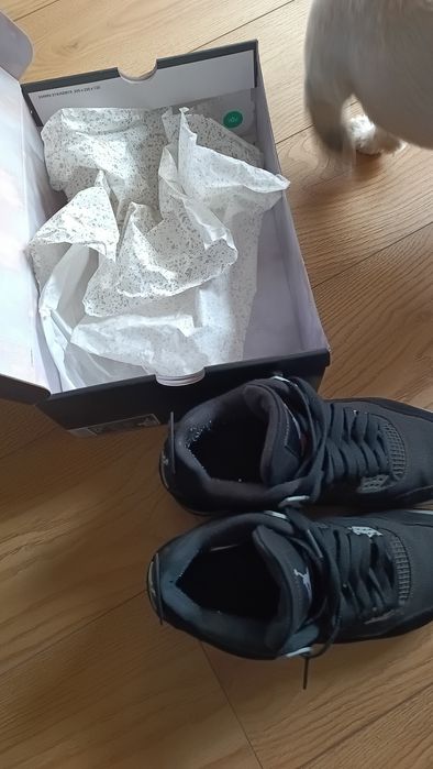 Air Jordan 4 Black Canvas