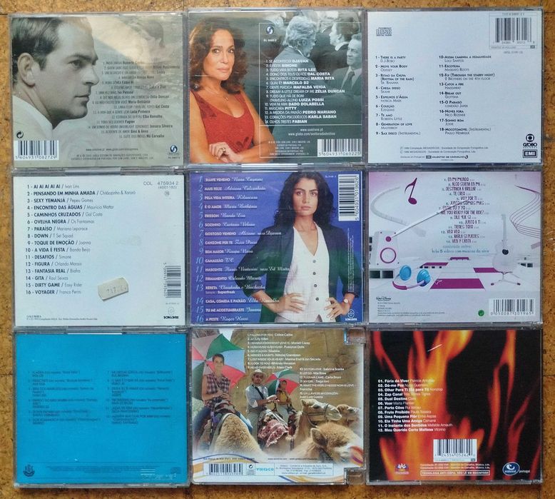 Pack CDs de Música Novelas Trilha Banda Sonora TVI SIC RTP Globo Disney Portugal Brasil 1xCD=10€ / 3xCDs=25€ / TODOS=200€