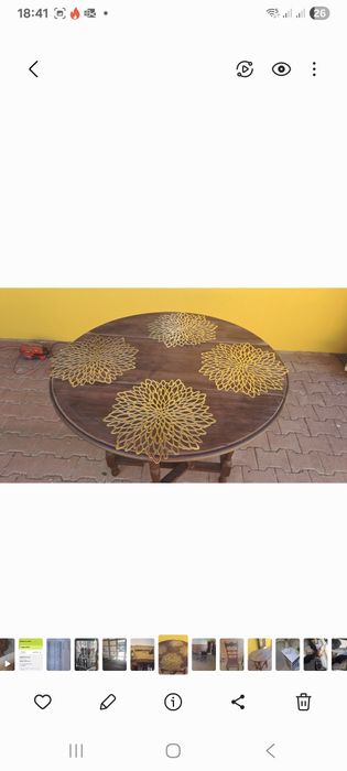 Conjunto mesa e cadeiras