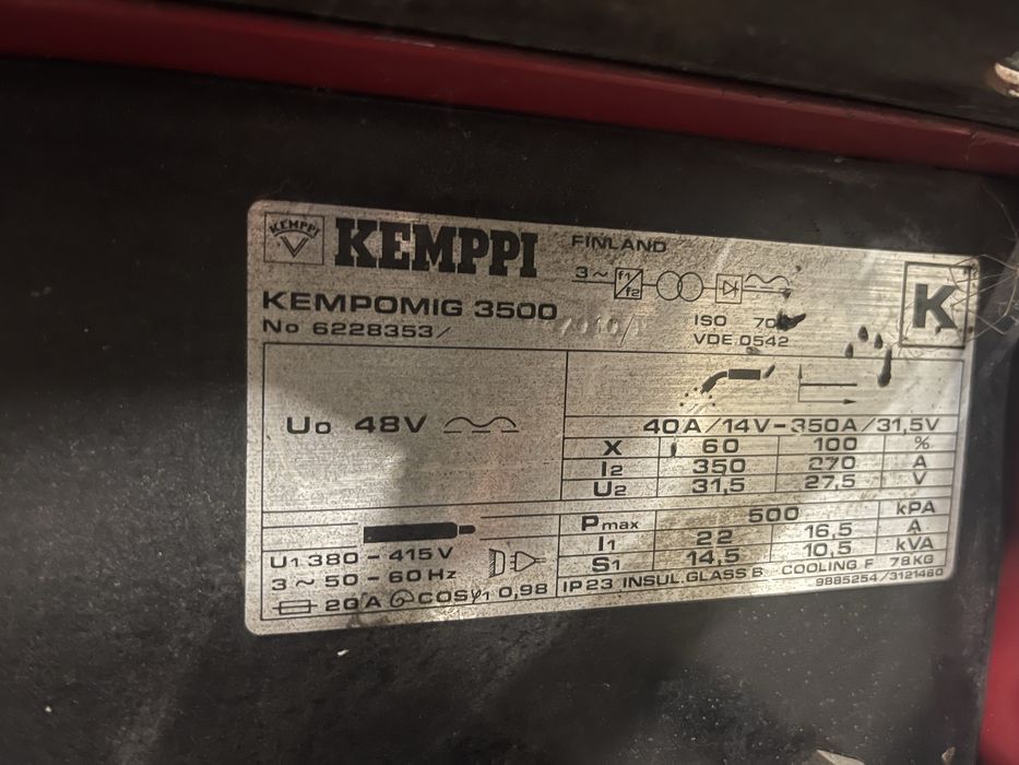 Migomat Kemppi Kempomig 3500