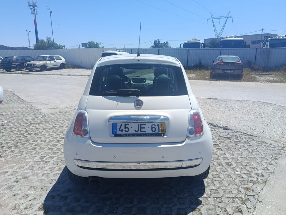 Fiat 500 1.3 Multijet diesel 75cv – 2010 tecto panorâmico impecável