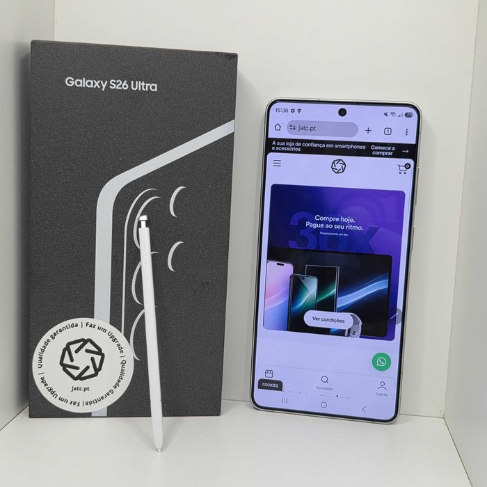 Samsung S26 ultra 256gb |  | Garantia 3 anos | Financiamento  36X